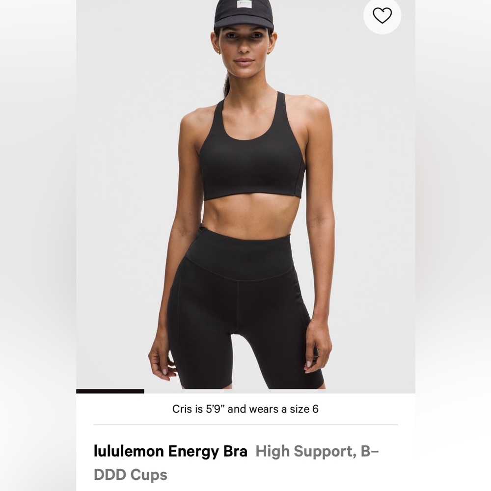 lululemon athletica Black Sports Bra and Shorts